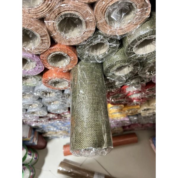 CUỘN LƯỚI VẢI BAO BỐ - Lưới thô ĐỒ LÀM HOA - GÓI HOA- Trang Trí Giỏ Quà