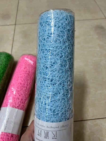 Lưới Nhện Gói Hoa-Giấy gói hoa đủ màu - Lưới Cuộn Sợi 50cm x 5m