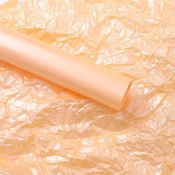 (Lẻ 5 tờ) giấy nến , giấy nhăn gói hoa kiểu hàn quốc cực xinh