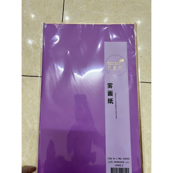 Giấy gói hoa MICA - Giấy gói hoa mika lì 2 mặt - Loại Đẹp, Dày Dặn - sỉ ,lẻ