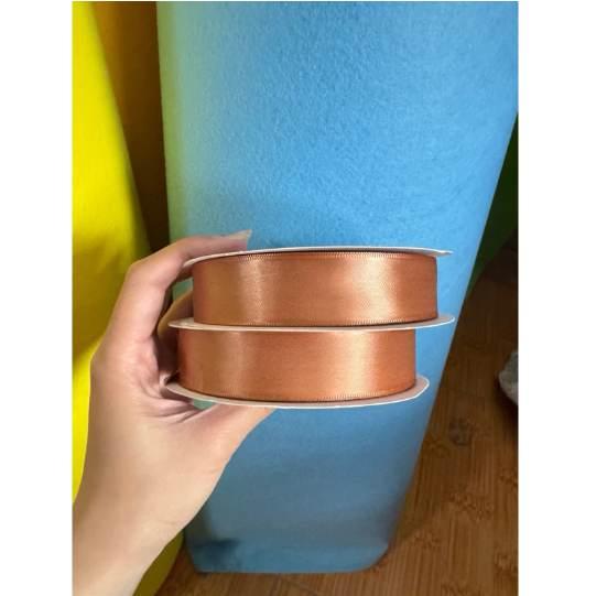 Cuộn 45met - Ruy băng lụa bản 2,5cm -loại đẹp