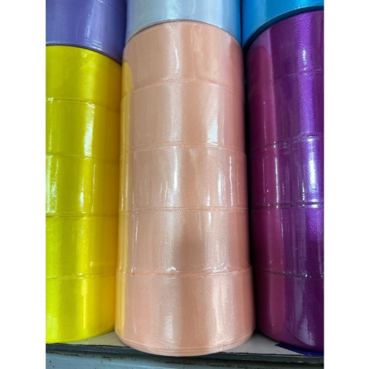(Sỉ 5 cuộn)  Ruy Băng Lụa  Bản 4cm - 22met