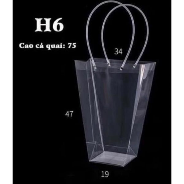Túi Nhựa Trong Suốt Đựng Bó Hoa Tươi - Hoa Sáp - Quà Tặng Cực Đẹp