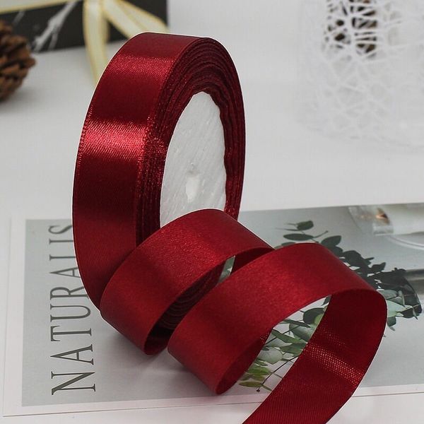 (Sỉ 1 cây) Ruy Băng Lụa , Nhiều Màu , Bản 2cm - Cuộn 22m