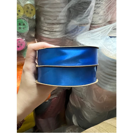 Cuộn 45met - Ruy băng lụa bản 2,5cm -loại đẹp