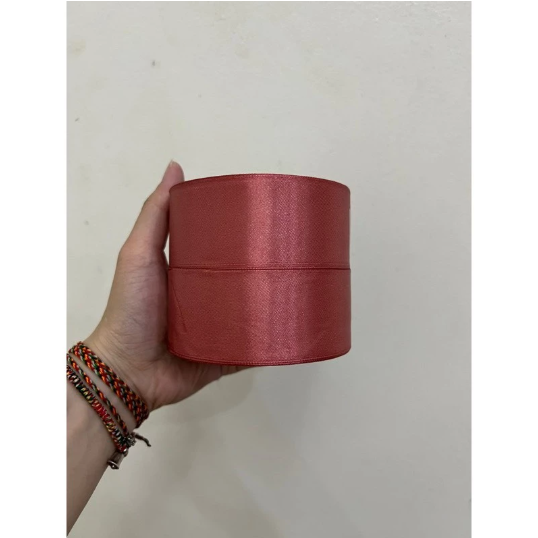(Sỉ 5 cuộn)  Ruy Băng Lụa  Bản 4cm - 22met