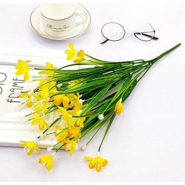 HOA GIẢ - Hoa Thuỷ Tiên - 1 Cụm hoa thuỷ tiên giả. Trang trí nhà cửa, decor cực xinh