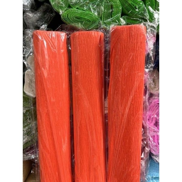 Cuộn Giấy Nhún Làm Hoa Đủ Màu - Giá Rẻ-khổ 50cm*2,5met