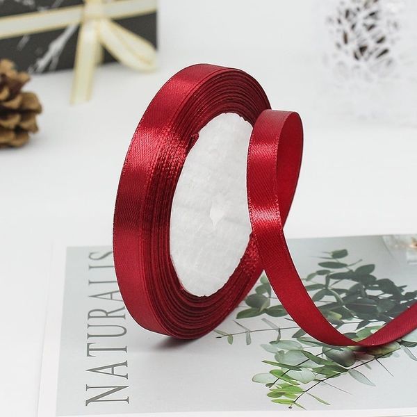 Sỉ 1 cây/10 Cuộn Ruy Băng lụa 1cm nhiều màu - cuộn 22m