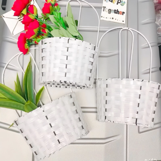 Hoa Giả - Chùm hoa đỗ quyên giả cao cấp dáng rủ treo tường - Decor Trang trí nhà cửa