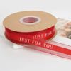 Ruy băng lụa . Ruy băng viền voan . duy băng in chữ Just for you 2,5cm*45m