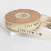 Ruy băng lụa . Ruy băng viền voan . duy băng in chữ Just for you 2,5cm*45m