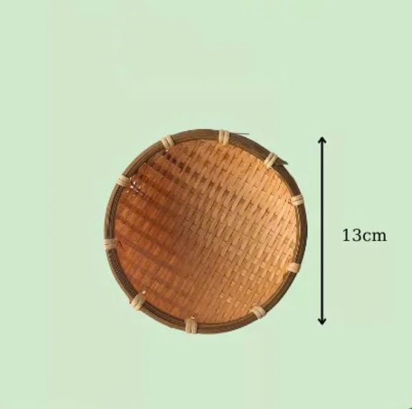 Rổ tre tròn mini - Rá tre đựng đồ ăn, đựng hạt hướng dương - Decor Trang trí chụp ảnh