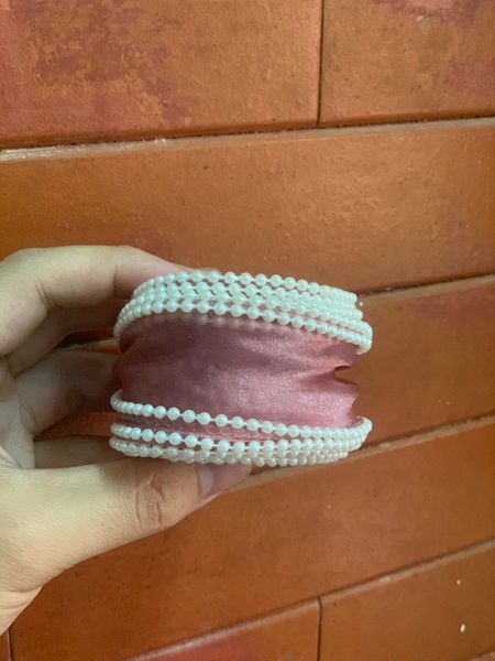 Ruy băng voan viền sóng biển - bản 4cm*9Met (loại không lõi)