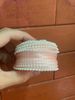 Ruy băng voan viền sóng biển - bản 4cm*9Met (loại không lõi)