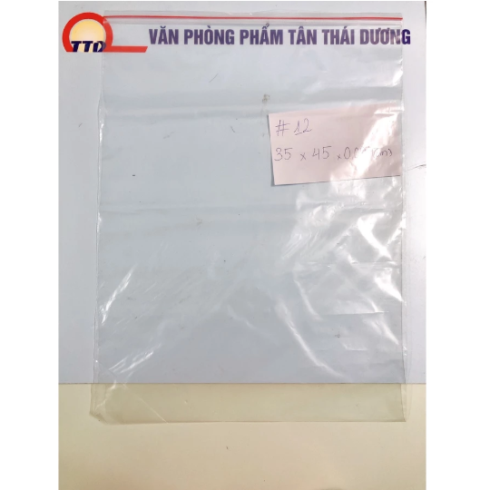500G Túi Zipper, Túi Miết Trong Suốt Từ Số 00 - Số 12_Loại Dày Đẹp