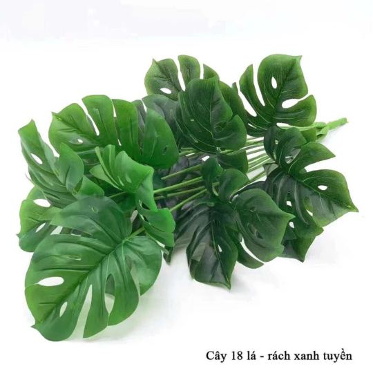 Cây giả - Cây trầu bà cao cấp 12 lá - Decor, Trang trí nhà cửa