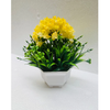 Chậu hoa giả - Chậu hoa tú cầu kèn cao cấp - Chậu hoa để bàn, Decor trang trí cực đẹp
