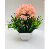 Chậu hoa giả - Chậu hoa tú cầu kèn cao cấp - Chậu hoa để bàn, Decor trang trí cực đẹp