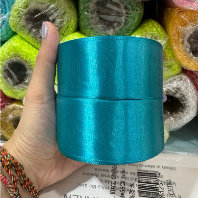 Cuộn 22met - Ruy băng lụa bản 4cm nhiều màu