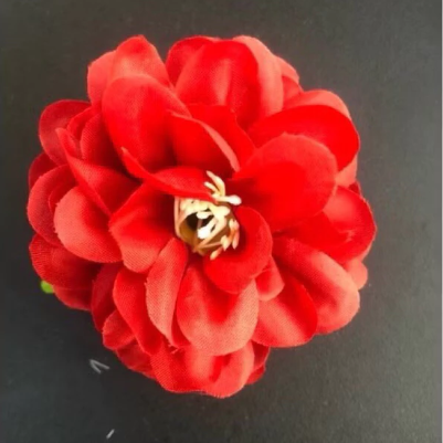 Hoa giả - Đầu bông hoa Cúc Pháp bằng vải lụa - Đầu bông hoa giả trang trí tháp oản, trang trí giỏ quà Tết
