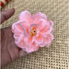 Hoa giả - Đầu bông hoa Cúc Pháp bằng vải lụa - Đầu bông hoa giả trang trí tháp oản, trang trí giỏ quà Tết