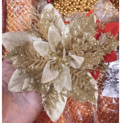 Hoa trạng nguyên vải - Decor Trang trí Tết, làm oản - Trang trí Noel