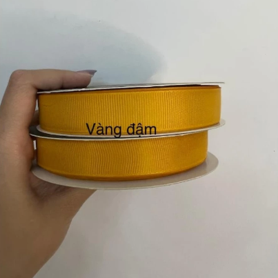 Ruy băng lụa gân màu pastel cực xinh - 2cm x 30m