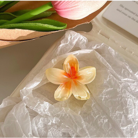 Cặp tóc hoa sứ ,kẹp tóc hoa mai nhiều màu sắc ,kẹp tóc đi biển siêu xinh