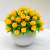 Hoa giả - Chậu hoa baby tròn nhỏ để bàn - Decor trang trí siêu xinh