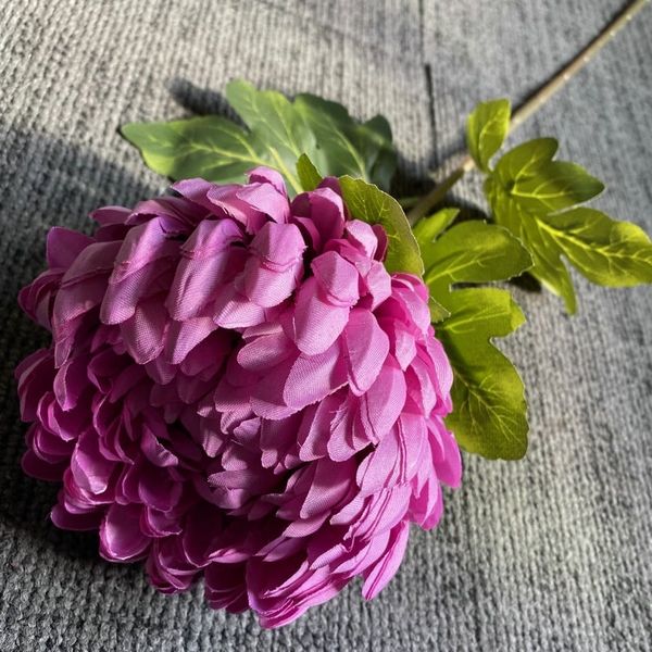 Hoa giả - Cành hoa cúc mẫu đơn cao cấp - Decor trang trí cực đẹp