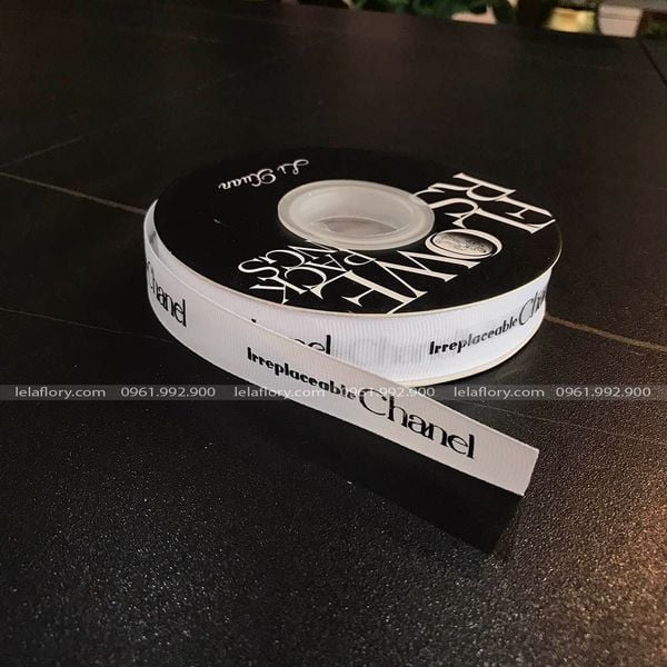 Ruy Băng In Chữ Channel Mẫu New - Hot - Cuộn 2,5Cm*45M