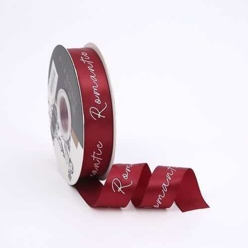 Ruy băng in chữ Romantic bản 2cm ( Cuộn 45m)