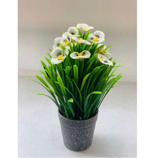 Hoa Giả - Chậu Hoa Giả - Chậu hoa thuỷ tiên giả trang trí nhà cửa - Decor siêu đẹp