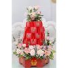 Vỏ hộp bánh , in hình rồng phượng - vỏ hộp bánh , đựng bánh phu thê - Decor tráp cưới hỏi