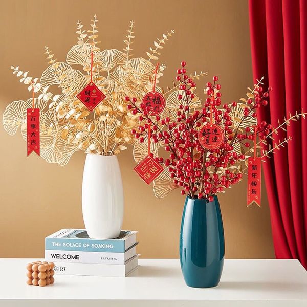 Cành đào đông 12 nhánh - Decor trang trí nhà cửa - Trang trí Tết cực đẹp