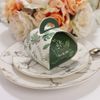 Vỏ hộp bánh cưới hình vòm - vỏ hộp bánh cưới ,vỏ hộp trà cưới, hoạ tiết hoa -vỏ hộp trang trí tráp cưới hỏi  (Không Dây)