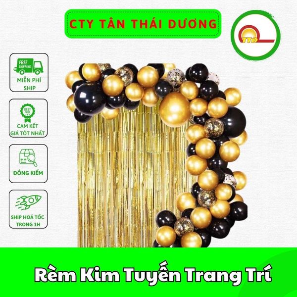 Rèm Kim Tuyến Trang Trí Sinh Nhật, Tiệc Cưới, Sự Kiện