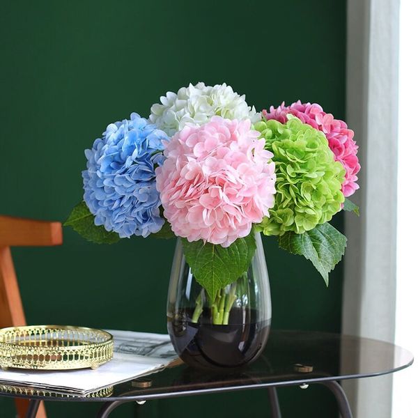 Hoa giả - Cành hoa tú cầu cao cấp - Decor trang trí nhà cửa cực đẹp