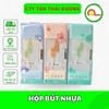 HỘP BÚT NHỰA FLOWER ÉP HOA KHÔ KIỂU HÀN QUỐC , Loại Đẹp