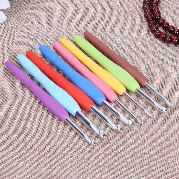 Kim móc len - Kim móc tay cầm mềm chống trơn trượt - dụng cụ đan len