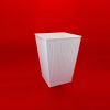Chậu trồng cây - Chậu trồng cây vuông sọc - Chậu nhựa trồng hoa - Decor Trang trí nhà cửa