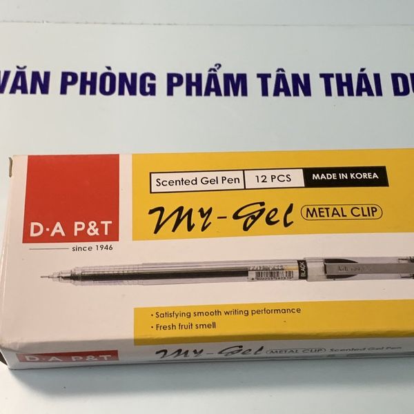 Hộp Bút viết Nước Dong-A My Gel 12 Chiếc / MyGel 0.5mm - Có Mùi Thơm (Sản xuất tại Hàn Quốc)
