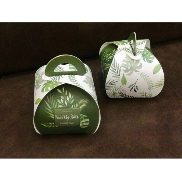 Vỏ hộp bánh cưới hình vòm - vỏ hộp bánh cưới ,vỏ hộp trà cưới, hoạ tiết hoa -vỏ hộp trang trí tráp cưới hỏi  (Không Dây)