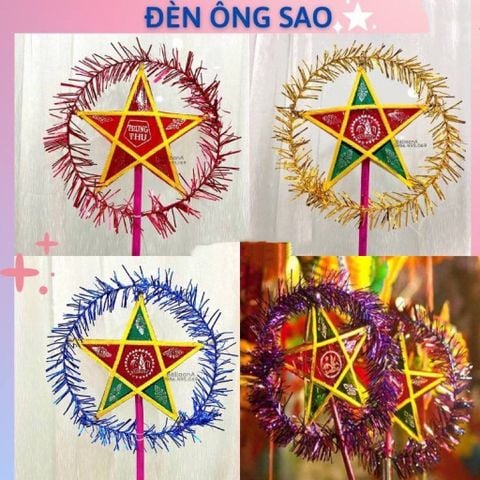 Đèn Ông Sao Truyền Thống Vui Tết Trung Thu - Decor Trang Trí Trung Thu a09