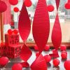 Dải giấy xếp gợn sóng - Trang trí tiệc cưới, Decor trang trí Tết - Dài 3,5m