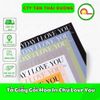 Giấy Gói Hoa In Chữ Love You - Loại Dày Đẹp - sỉ , lẻ