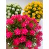 Chậu hoa - Chậu hoa tú cầu thắt nơ - Chậu hoa giả để bàn, Decor trang trí nhà cửa