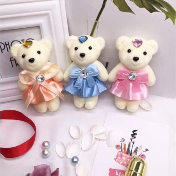 Gấu xốp mini dễ thương - Decor trang trí bó hoa, hộp quà cực đẹp