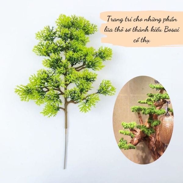 Cây Giả - Cành Tùng giả - Cành Thông giả - Làm cây bonsai, Decor trang trí tiểu cảnh